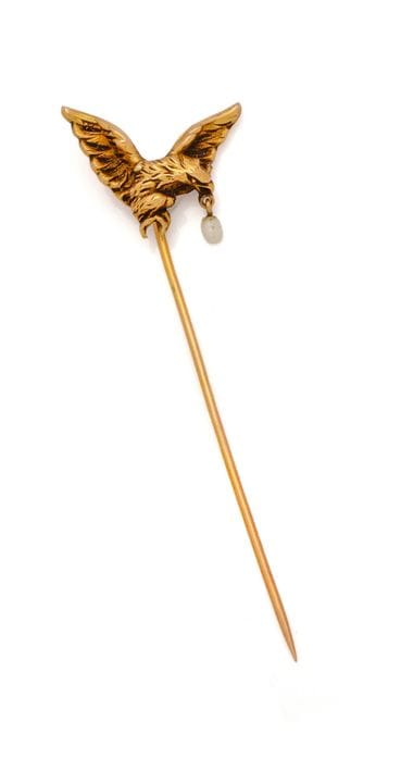 SPILLA DA CRAVATTA in oro giallo 18 carati (750/10