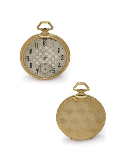 VADE
TASCHENUHR aus 18 Karat Gelbgold (750/1000) m