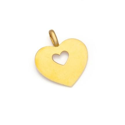 POIRAY
PENDENTIF COEUR SECRET en or jaune 18K (750