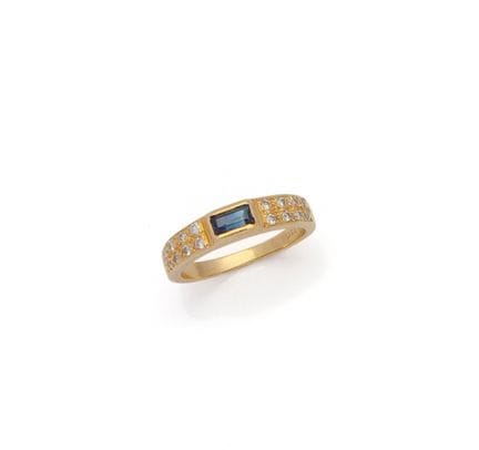 VAN CLEEF  ARPELS
BAGUE BANDEAU en or jaune 18K (7