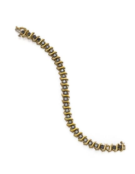 BRACELET LIGNE en or jaune 9K (375/1000) les maill