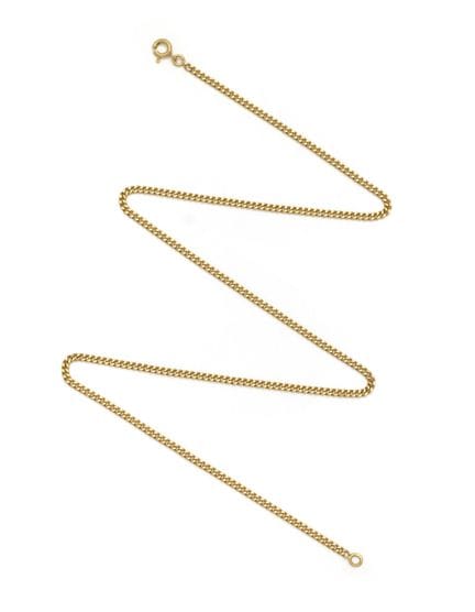 Kette aus 18 Karat Gelbgold (750/1000) mit Panzerg