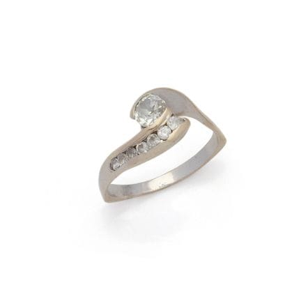 RING aus rhodiniertem 18-karätigem Weißgold (750/1