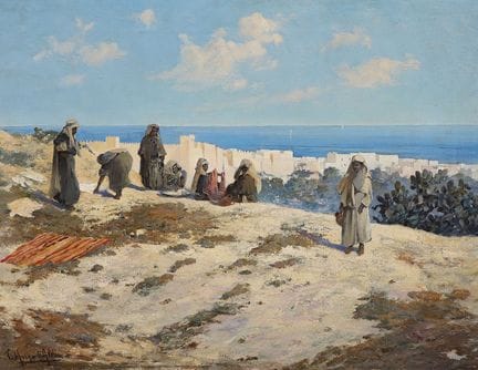Friedrich Hugo D'ALÉSI (1849-1906)
Washerwomen in 