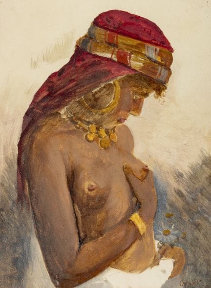 20th-Century Orientalist School
Nude Women
Pair of