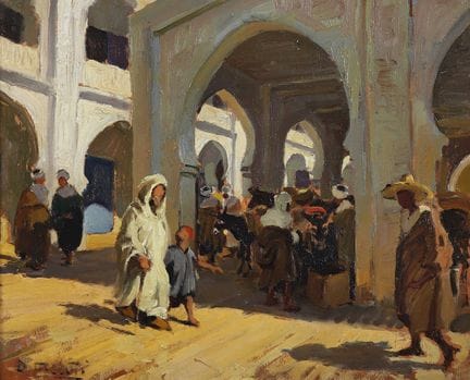 Dario MECATTI (1909-1976)
Orientalist scene under 