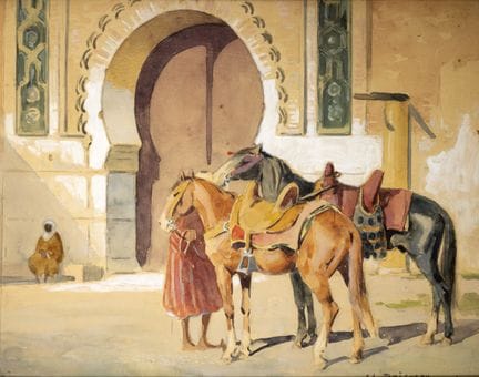 Édouard DOIGNEAU (1865-1954)
The palfrenier in fro