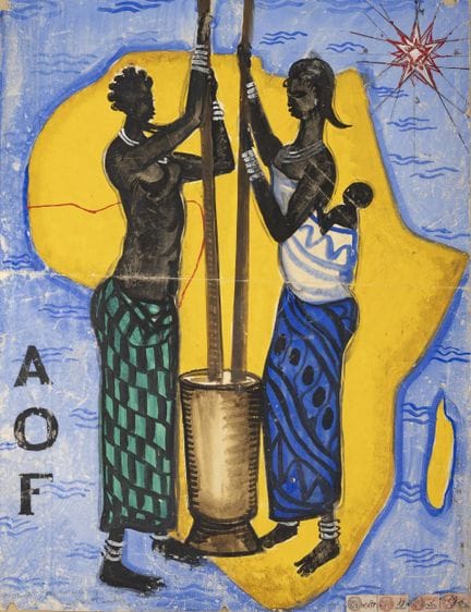 André MAIRE (1898–1984)
A.O.F., Poster design
Goua