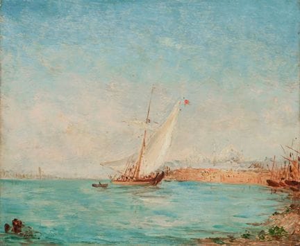 Félix ZIEM (1821–1911)
View of the Bosphorus
Oil o