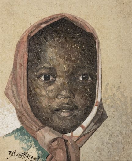 Saad BEN CHEFFAJ (1939)
Young Girl
Oil on canvas
S