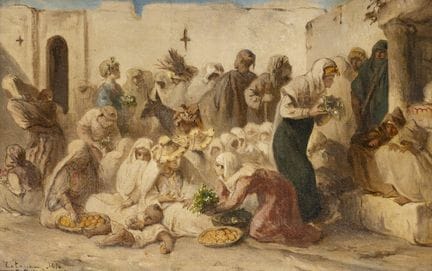 Jean François PORTAELS (1818–1895)
Market in Tetou