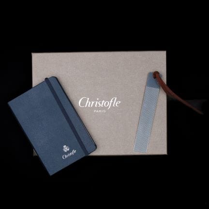 CHRISTOFLE 
Carnet de voyage Moleskine, couverture
