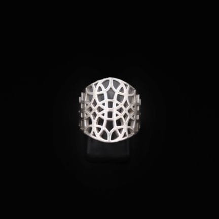 Anello in argento (925°/°°) con motivo circolare t