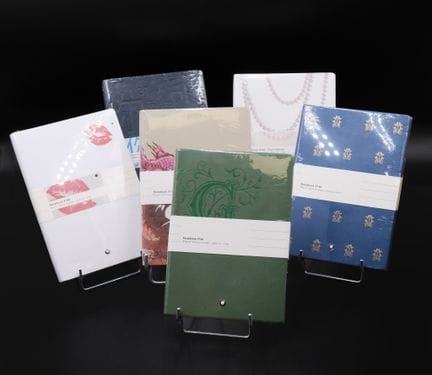 Set of 6 #146 MONT BLANC notebooks, including:
- M
