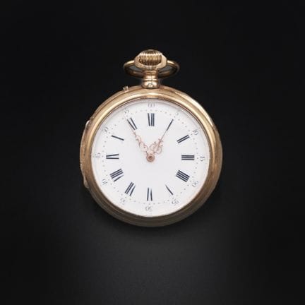 E. CRESSIER, Besançon 
18K yellow gold (750°/°°) p