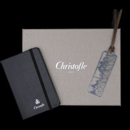 CHRISTOFLE 
Carnet de voyage Moleskine, couverture