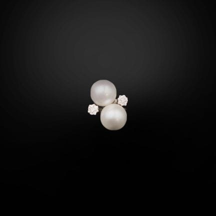 Anello con montatura in oro bianco 18 carati (750°