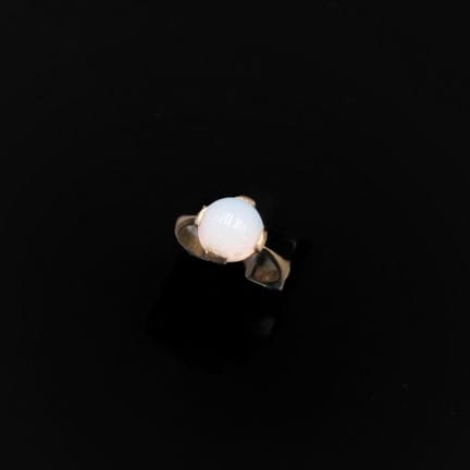 Anello con montatura in oro giallo 18 carati (750°