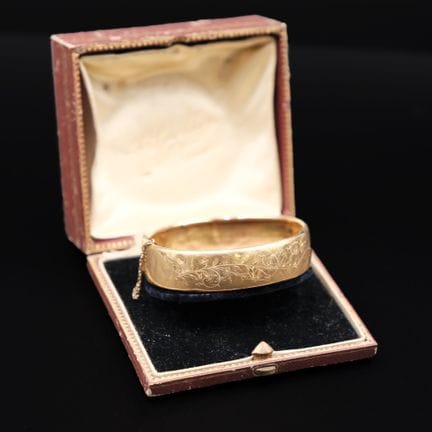 Bracciale a polsino in oro giallo 18 carati (750°/