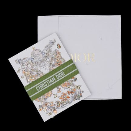 Christian DIOR 
Notizbuch, Modell „Butterfly Aroun