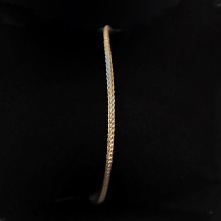 Bracciale in oro giallo 18 carati (750°/°°), con m