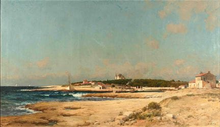 JEAN-BAPTISTE OLIVE (1848-1936)
Sausset-Les-Pins y