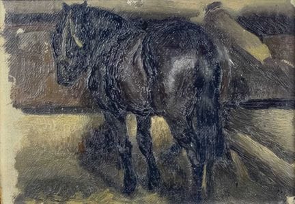 SERGEI ALEXEEVICH KOROVIN (1858–1908)
Caballo negr