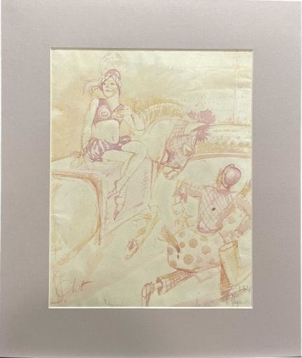 伊琳娜·斯滕伯格（1905–1985）
《马戏团》
右下角以西里尔字母签名“1927 / I. St