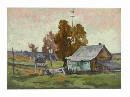 GRIGORII SRETINSKY (1899-1973)
Pueblo antiguo
firm