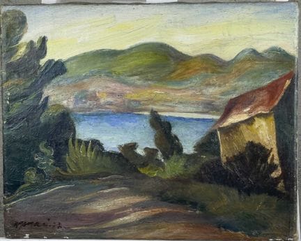 MIECZYSLAW ADAM WYSOCKI (1900–1930)
Paisaje con un