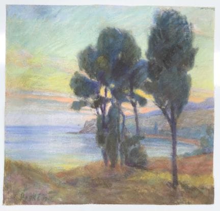 JEAN PESKE (1870 - 1949)
La chaine des Maures, Cav