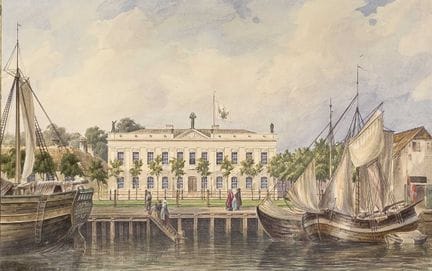 FRANZ HEINRICH (1802 - 1890)
Royal residence of Qu