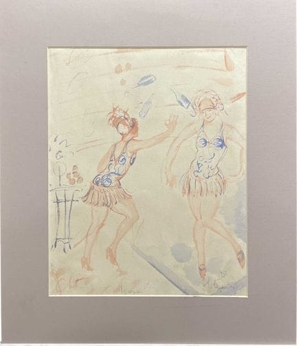 伊琳娜·斯滕伯格（1905–1985）
《杂耍者》
右下角签名并注明日期“I. Stenberg 1