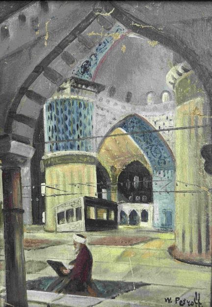 WLADIMIR PETROFF (h. 1880-1935)
Interior de la mez