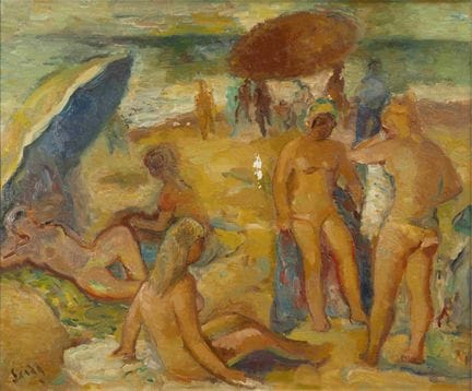 HENRI SAADA (1906 - 1976)
Baigneuses
firmado «Saad