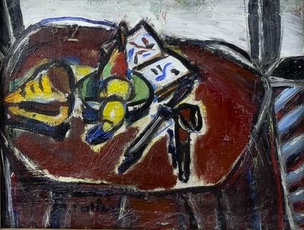 ISAAC PAILES (1895–1978)
Naturaleza muerta sobre u