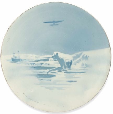 SOVIET PLATTER FROM THE 'NORTH' SERIES
Design by M