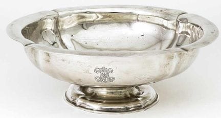 RUSSIAN SILVER SUGAR BOWL
Marks of Edouard Branden