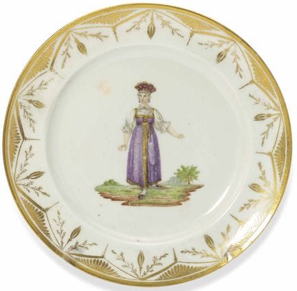 GARDNER RUSSIAN PORCELAIN PLATE
Gardner Manufactor