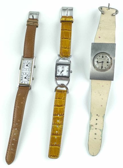 LOTTO DI TRE OROLOGI DA POLSO D'EPOCA
Composto da: