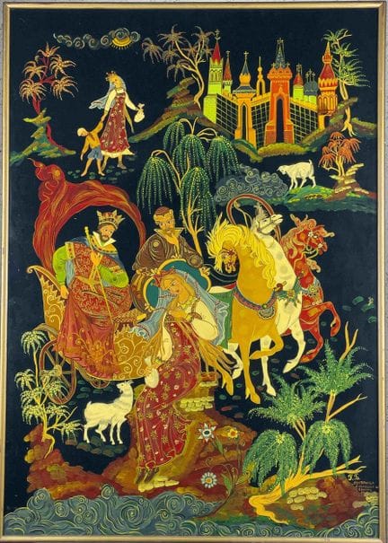 UNKNOWN PALEKH ARTIST, 20TH CENTURY
Russian folk t