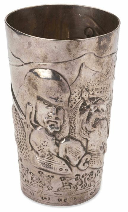 KHLEBNIKOV RUSSIAN SILVER BEAKER BOGATYR
Khlebniko