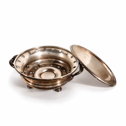 CHRISTOFLE SILVER-PLATED DISH WARMER
France, early