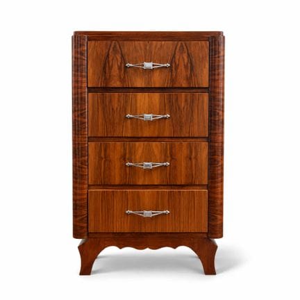 ART DECO WALNUT CHIFFONIER
France, Art Deco period