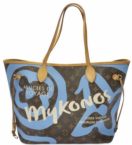 LOUIS VUITTON 
NEVERFULL MM TAHITIENNE MYKONOS IN 