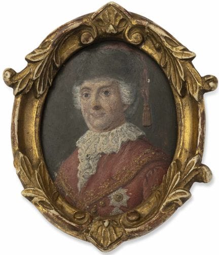 PORTRAIT MINIATURE OF CATHERINE THE GREAT, AFTER M