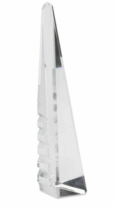 CARTIER NEW YORK OPTICAL GLASS PAGODA
Sculpture in