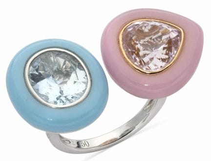 GIRONA PRIVÉ
ANELLO “TOI ET MOI” IN ORO BIANCO 18 