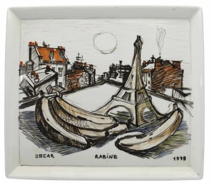 OSCAR RABIN (1928–2018)
PORCELAIN PLATE ‘THE EIFFE