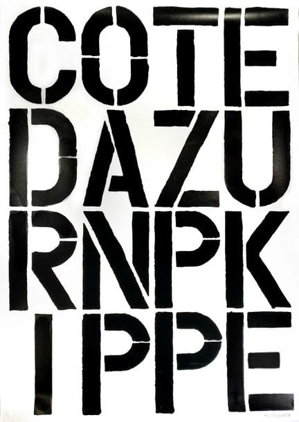 CHRISTOPHER WOOL (NÉ EN 1955)
MARTIN KIPPENBERGER 